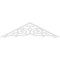 Ekena Millwork Pitch Athens Architectural Grade PVC Gable Pediment, 60"W x 15"H x 1"P (6/12) GPP060X015X100ATH - alternate 5